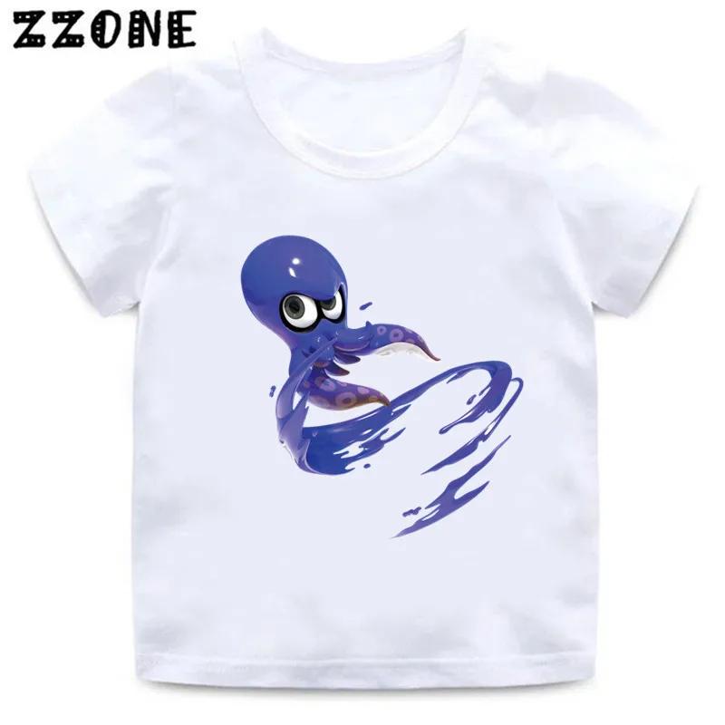 Splatoon 3 Funny Game Cartoon Kids TShirts Octolings Splatlands Girls Clothes Baby Boys T shirt Summer Children Topsooo5839