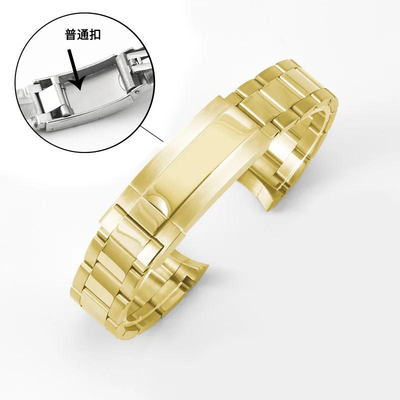 20mm for Rolex Daytona Oyster Perpetual Submariner Seiko NH35 Watch Strap Wrist Bracelet Solid Stainless Teel Watchband 21mm