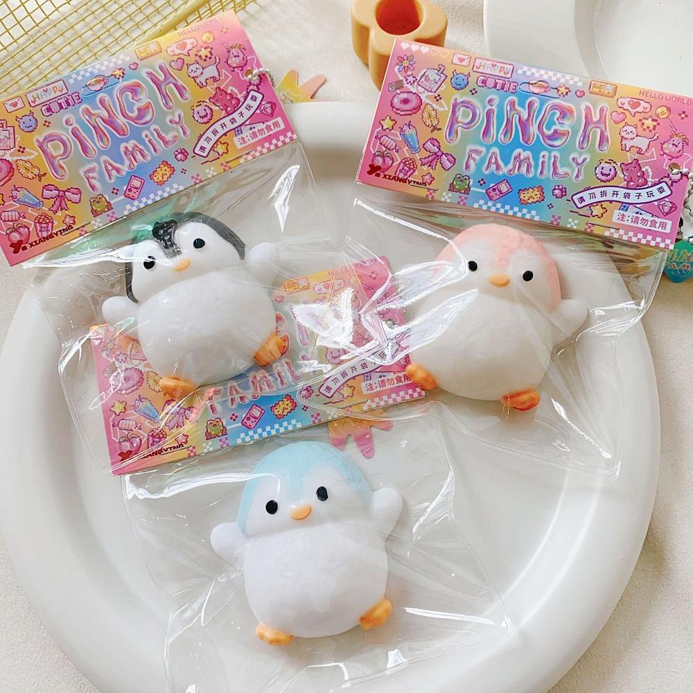 Penguin Squishy Toy for Stress Relief - Soft Slow Rising Sensory Fidget Toy Kawaii Party Favors for Kids Adults Birthday Gifts