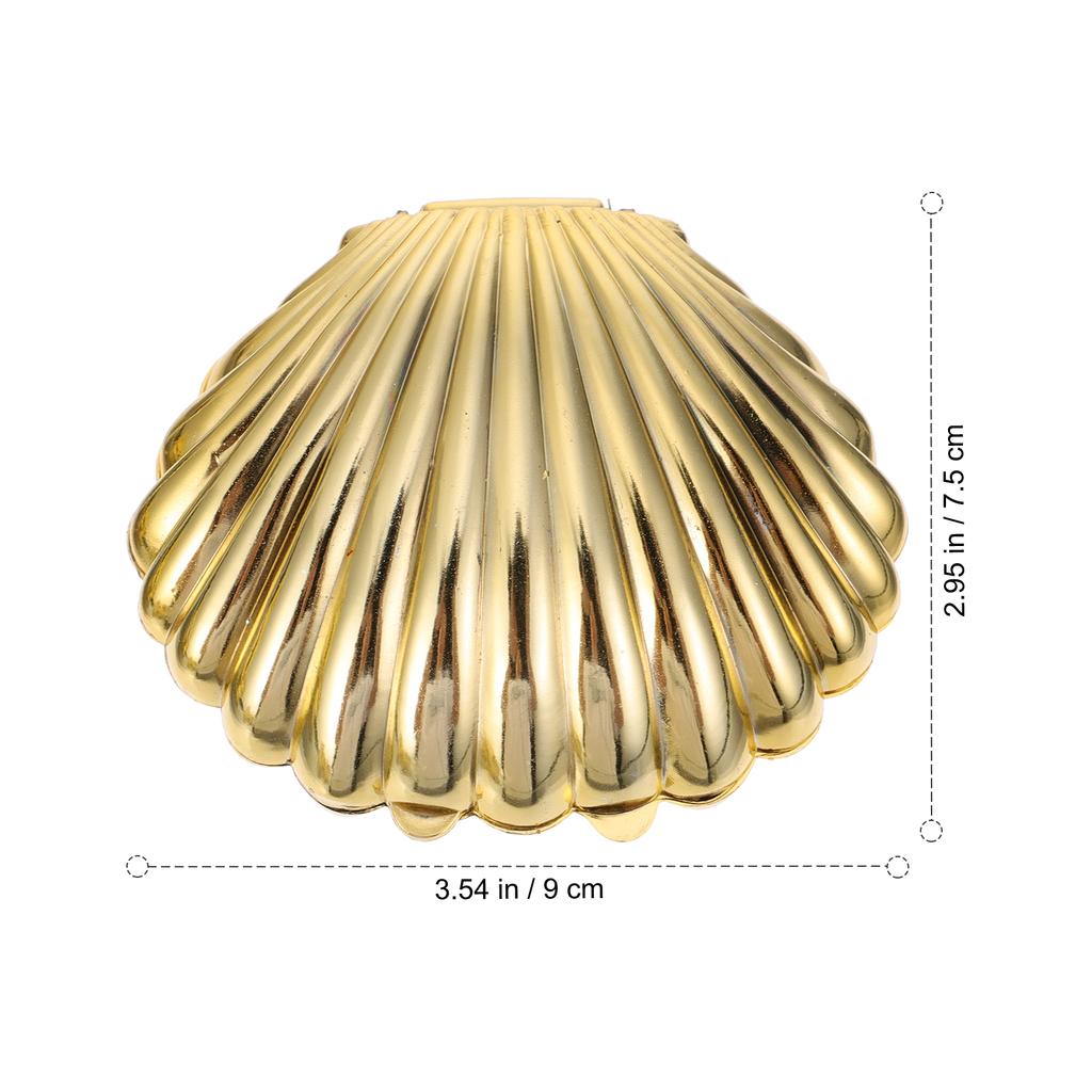 10Pcs Candy Box Favor Shell Shape Treats Box Wedding Supplies Biscuit Packaging Gift Container Party Trinkets Seashell Design