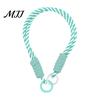 Colorful Macaron Lanyard Braided Rope Pendant Short Wrist Strap with Hanging Ring Wear-resistant Wear-Resistant Lightweight Portable Water Bottles