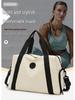 Large Capacity Travel Handbag with Dry/Wet Separation, Shoe Compartment, and Sports Fitness Storage