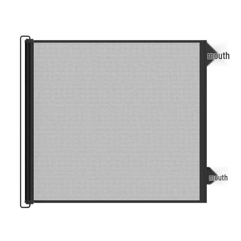 Pet Barrier: Retractable Anti-Cat Run-Out & Dog Gate Fence