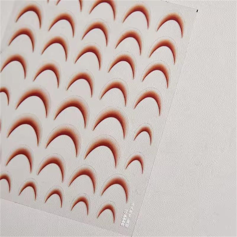 1PCS French Jelly Nail Stickers Dreamy Bubble Meteor Butterfly Star Moon Self Adhesive Stickers For Nail DIY Nail Art Decoration