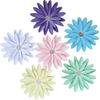 Rainbow Paper Daisy Flower for Tea Party Garden Party Decor Wedding Photo Backdrop Birthday Nursery Wall Sunflowers 8 inch