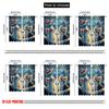 2pcs,2D Plane Printing Print Curtains Crystal Kittens Polyester Woven (without Rod) All Seasons for Living Room, Bedroom & Home