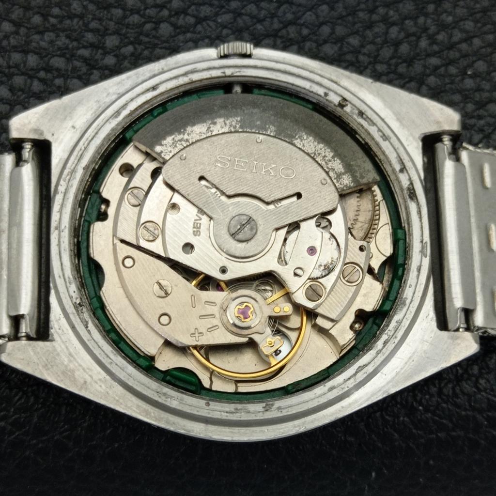 AUTOMATIC 6309A VINTAGE SEIKO JAPAN MENS SILVER COLOR DIAL WATCH a701402-5 R206b-a701402