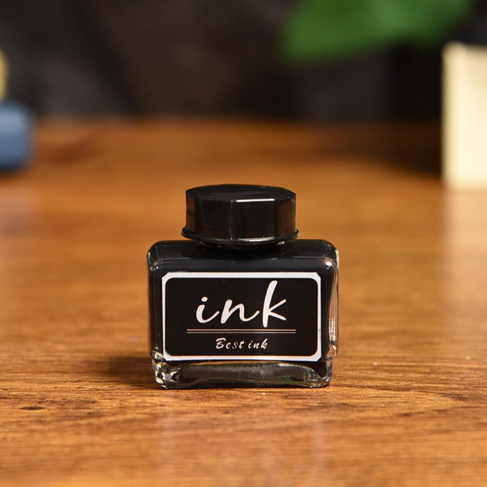 European Vintage Feather Fountain Pen Calligraphy Quill Dip Pen Set Home Decor Gift (White)