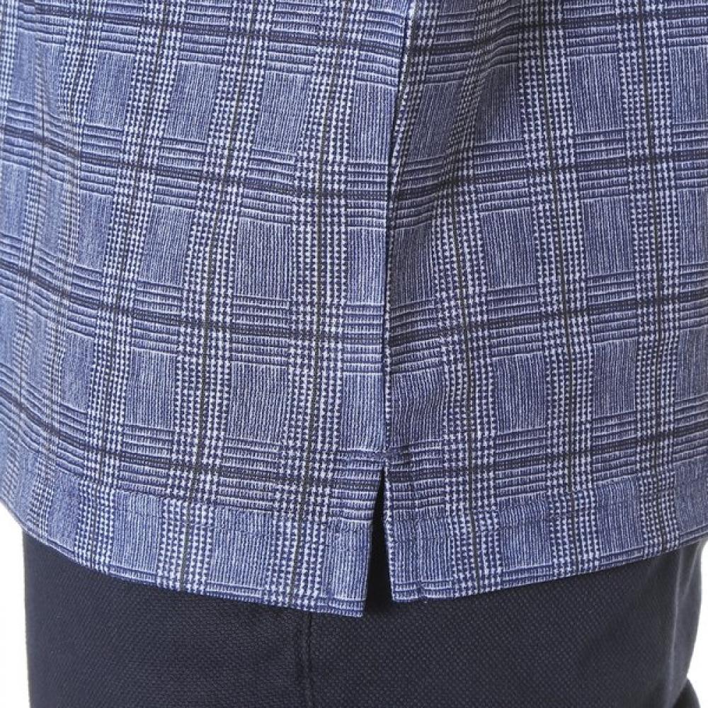 CounTess Mara STreTchy Coolmax ShorT Sleeve Check Collar T csTv2c2401bo