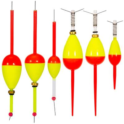Fishing  Floats Eye-catching Thickened Vertical Buoys Oval Float For Sea Fishing