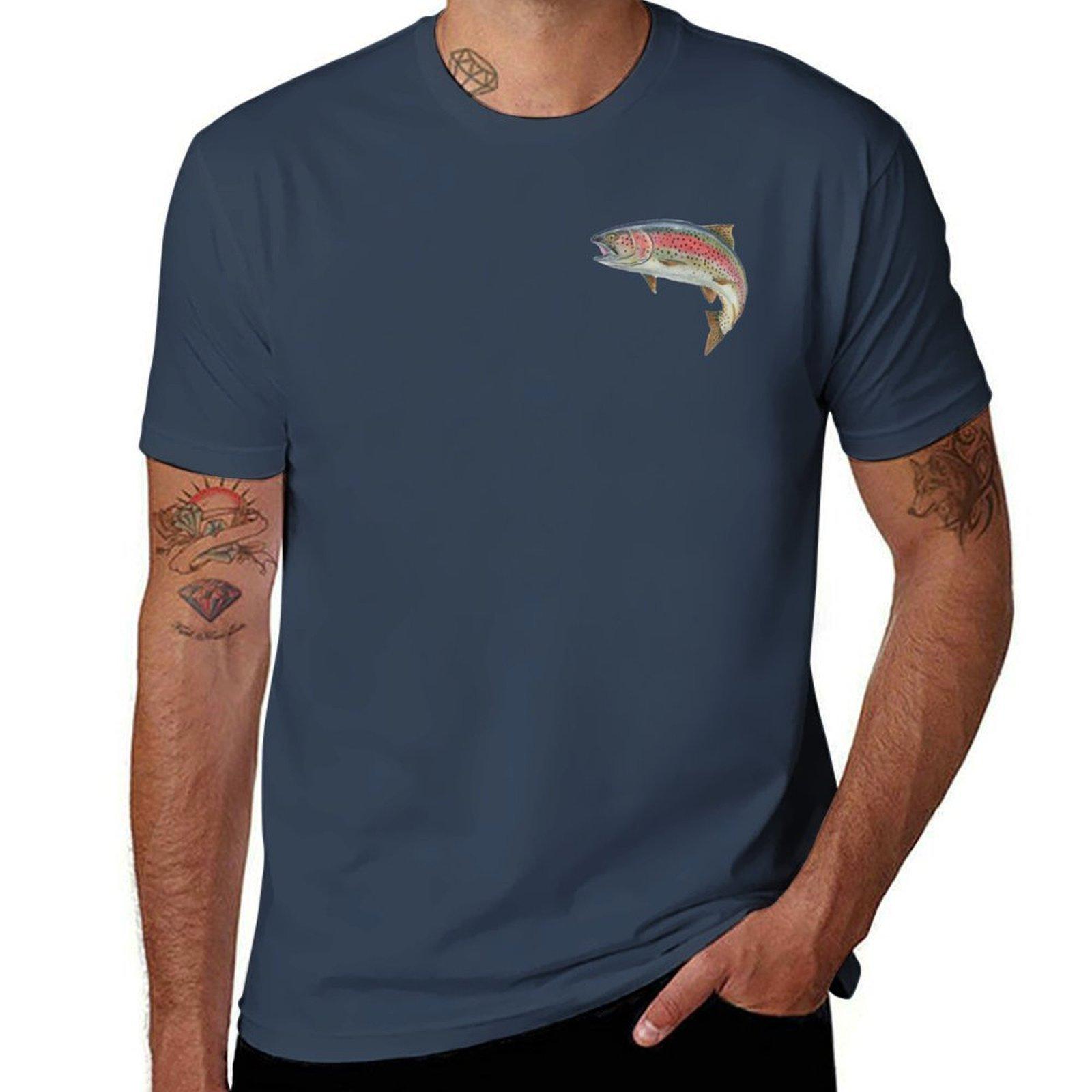 Rainbow Trout Tshirt Breathable Mesh Panel Tshirt S