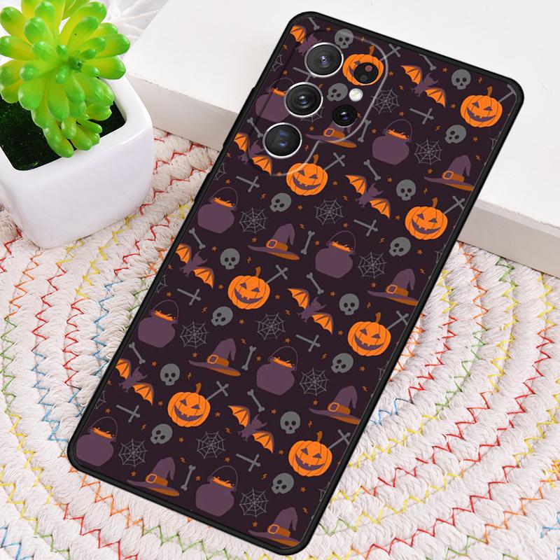 Halloween Aesthetic Silicone Phone Case For Samsung Galaxy note 10 pro S26 S25 S24 S23 S22 S21 Plus S25Ultra Capa Cover
