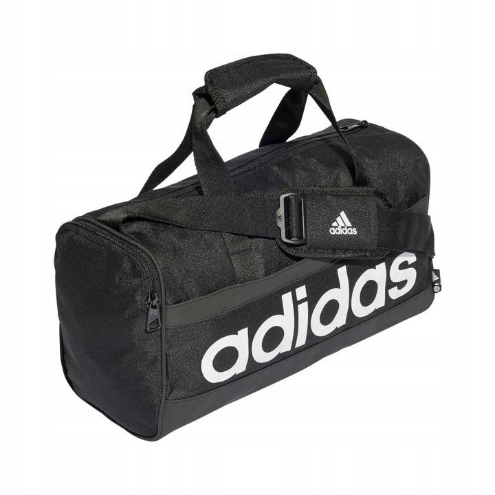 Torba Sportowa Na Trening Fitness Siłownia Czarna Adidas Linear Ht4744 Xs