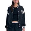 MLB SS24 New York Yankees Baseball Jacket Unisex Black 3AJPV0641-50BKS