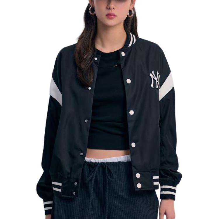 MLB SS24 New York Yankees Baseball Jacket Unisex Black 3AJPV0641-50BKS