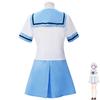 Hanasaki Kawa Cos Suit Medium Summer Sailor Suit Cosplay Anime Suit Cosplay College Uniform Full Set