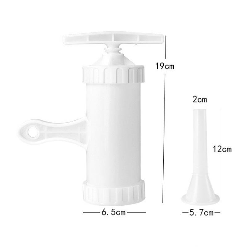 1 Set Sausage Filling Machine Set Meat Stuffer Filler Manual Meat Injection Sausage Tool Make Sausage Kitchen Cooking Tool
