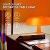 LED Classic Mushroom Table Lamp Bedroom Hotel Bedside Desk Light Orange Atmosphere Table Lamp Room Decor Creative Lighting