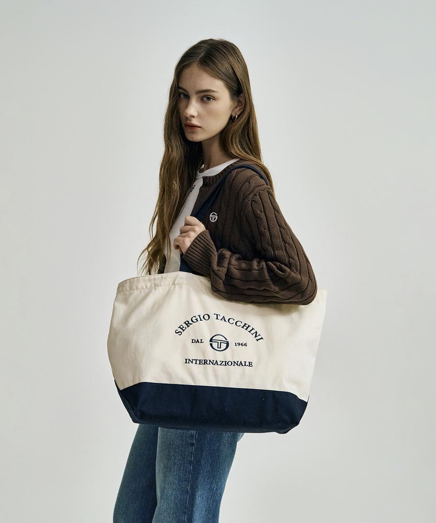 Sergio Tacchini U Classic Tote Bag (D.Ivory)
