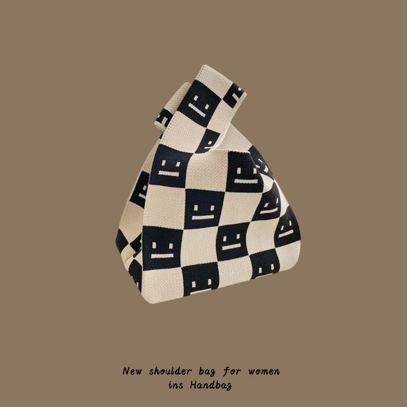 Сумка-тоут Женская вязаная шерстяная сумка-ведро Легкая сумка через плечо с баской — фото 16