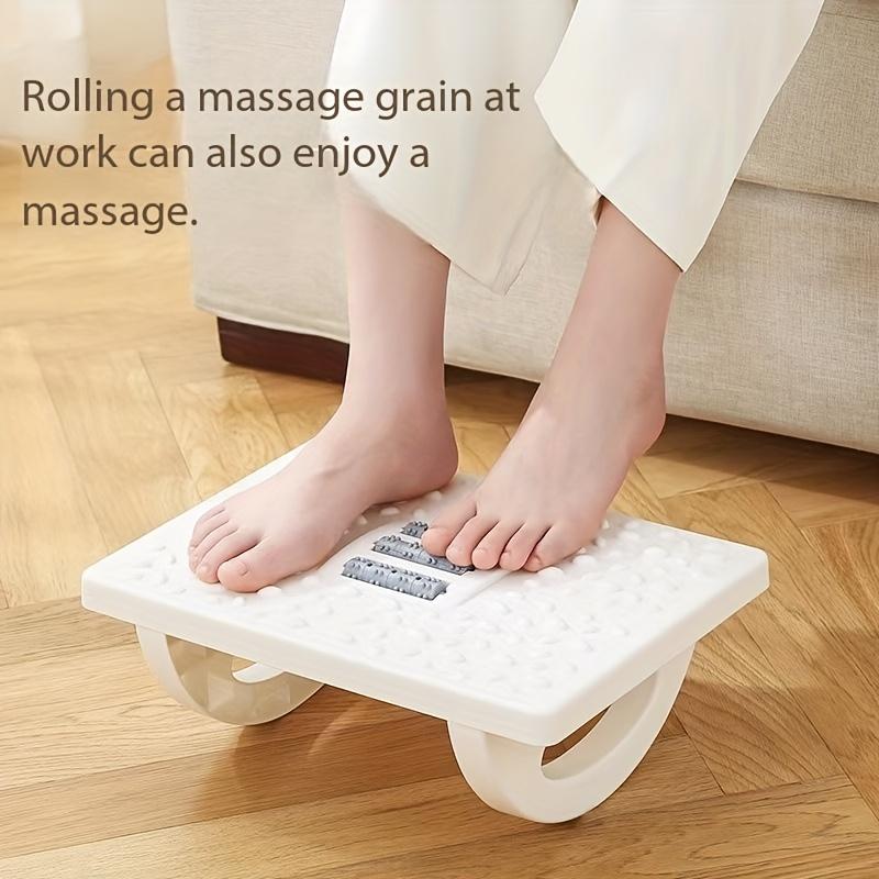 Portability Foot Rest Under Desk Footrest Ergonomic Foot Stool with Massage Rollers Foot Rest for Home Office Work Fast