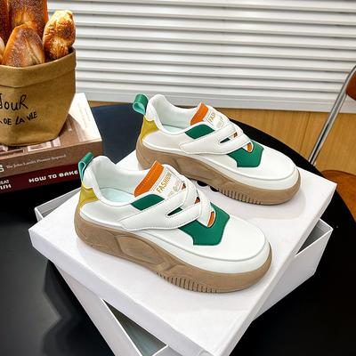Women's White Shoes Spring New All-Match Women's Platform Sneakers Casual Women's Breathable Shoes