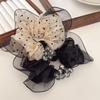 Elegant Polka Dot Crystal Scrunchie - Versatile Hair Accessory with a Chic Fragrant Style