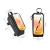 West Biking 7,0 Zoll Fahrrad-Telefon-Touchscreen-Tasche, reflektierende Oberrohrtasche aus Eva-Hartschale, wasserabweisende Vorderrahmentaschen