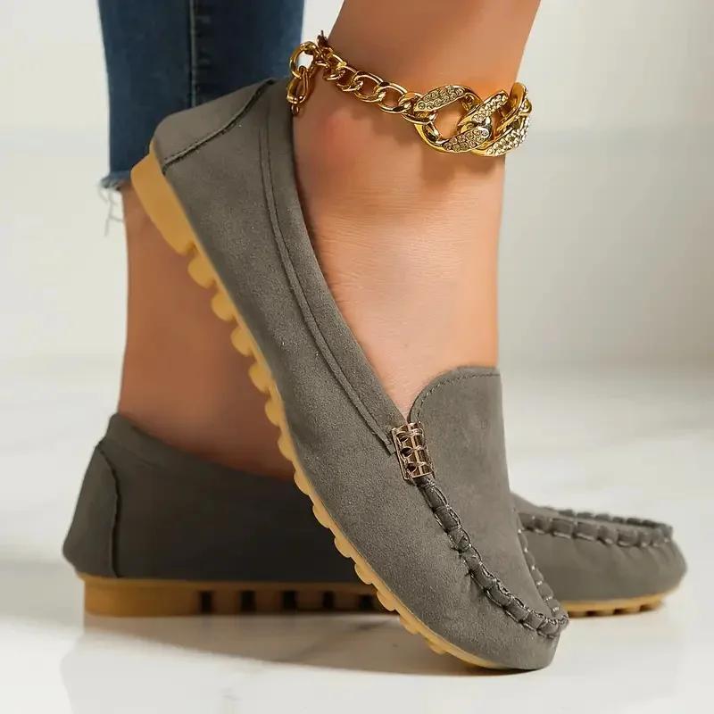 Women Casual Shoes 2025 New Spring and Autumn Flat Loafers Shoes Women Fashion Non-slip Soft Denim Flat Shoes