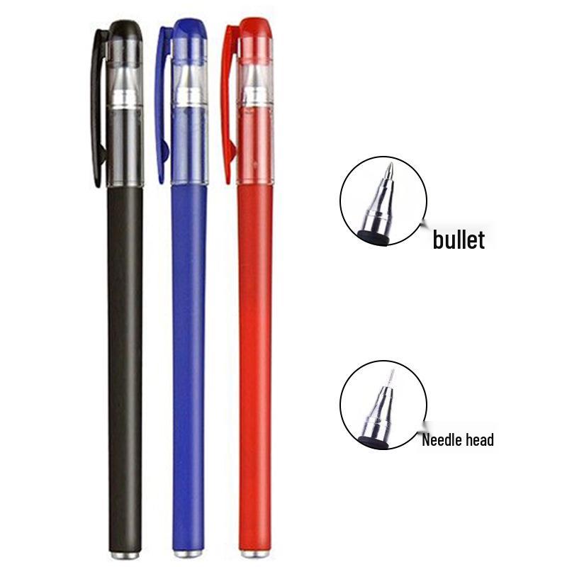 Exam Office Neutral Frosted Carbon Pen GP380, 0.5 Bullet Tip for Business Signatures & Student Use.