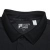 FILA Heritage Casual Sports Polo Shirt Men tops Black F61M628101FBK