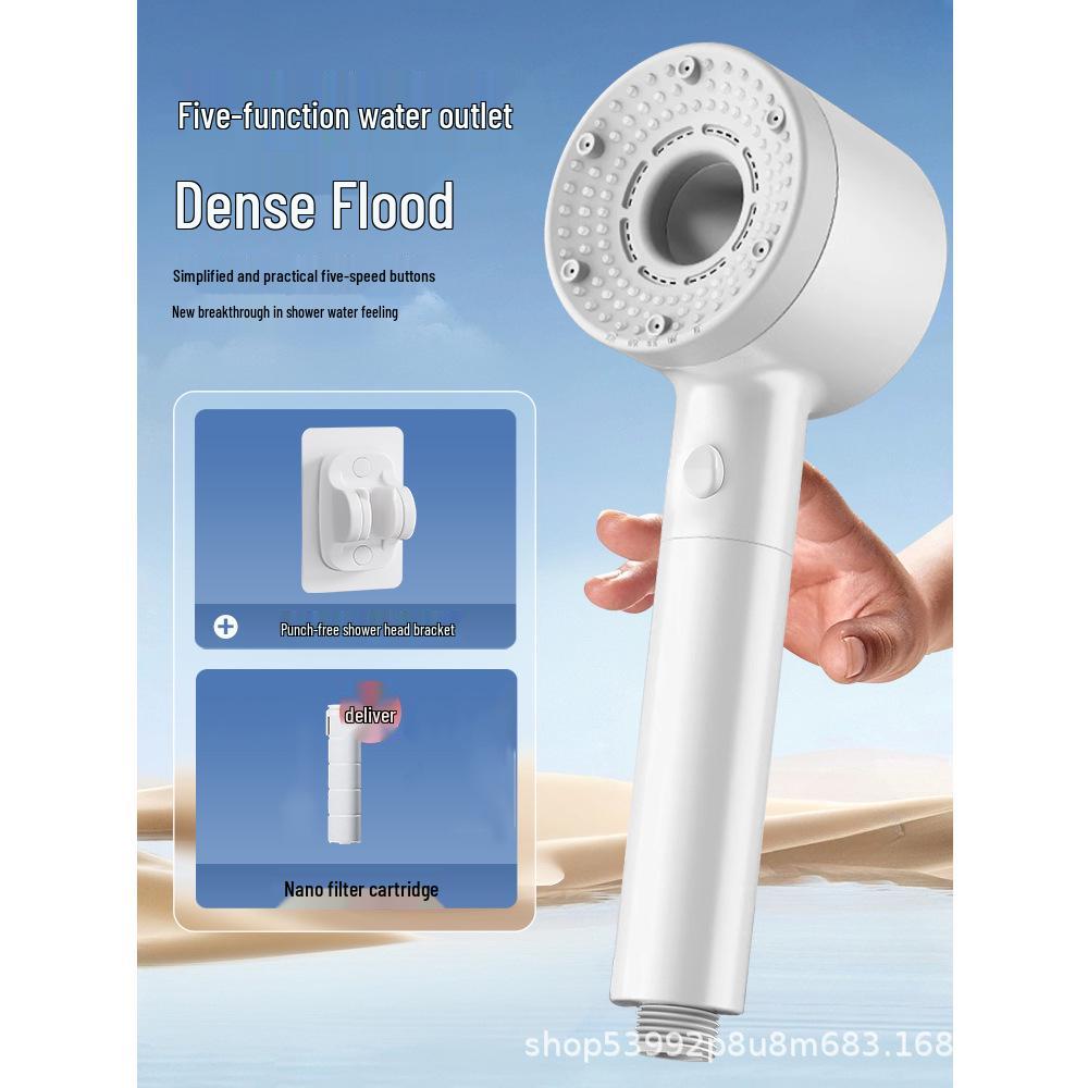 High-Pressure Shower Head  Filter with Enhanced Heating