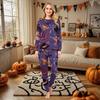 Family Matching Print Sets Pajamas Loungewear Outfits Family Matching Long Sleeve Tops+Pants Set