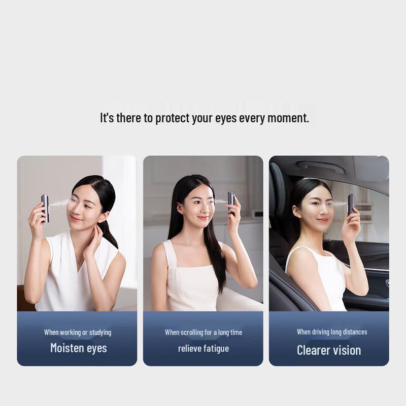 Smart Eye Massager with Eye Drops Kit