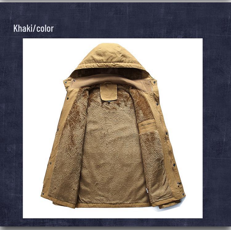 New Men's Washed Cotton Casual Jacket