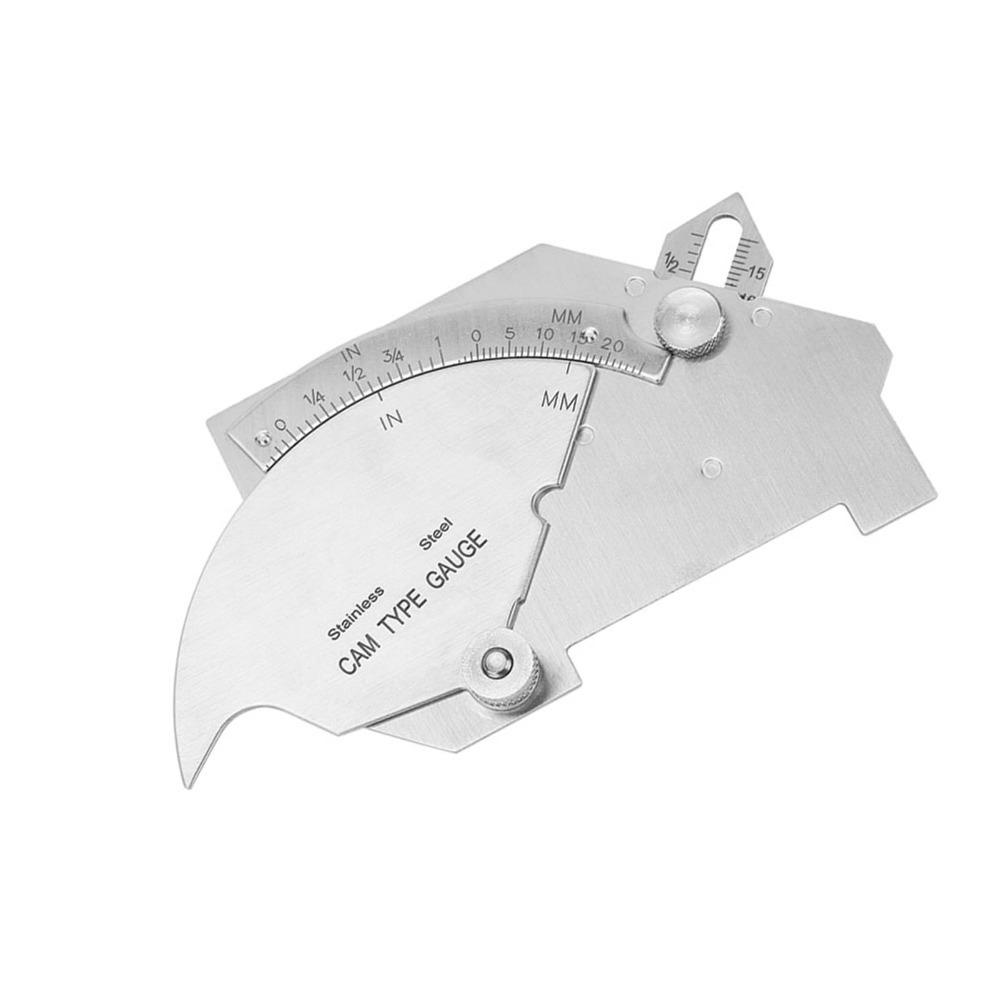 Permanently Etched Bridge Cam Gauge Metric & Inch Fillet Weld Gauge MG-8 Weld Gauge  Weld Joints