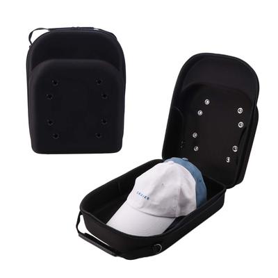 Hard Shell Hat Carrying Bags Durable Spacing Saving Hat Travel Organizer Bag Portable with Handle Cap Storage Carrier Box