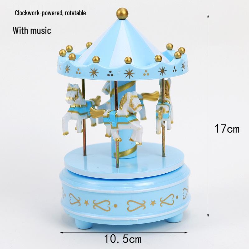 Musical Carousel Cake Topper for Children s Birthday Party Decoration