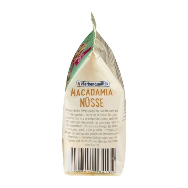 DM Bio Roasted & Salted Macadamia 100g