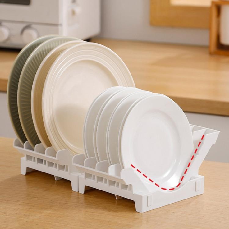 Kitchen Counter Dish Drainer Practical Dish Rack Plate and Bowl Holder for Optimal Kitchen Space Utilization