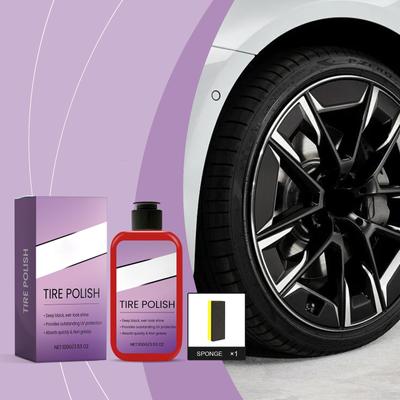 Pasta para pulir neumáticos de coche Limpieza Pulido Abrillantador Resistente al agua Eliminación de cera Descontaminación profunda