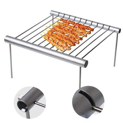 Folding Portable Stainless Steel BBQ Grill BBQ Grill Mini Pocket BBQ Grill Barbecue Accessories For Home Park Use