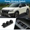 Power Window Switch No.25401ZL10A Front Left Driver Side Window Control Switch for Nissan Armada Quest Pathfinder Black