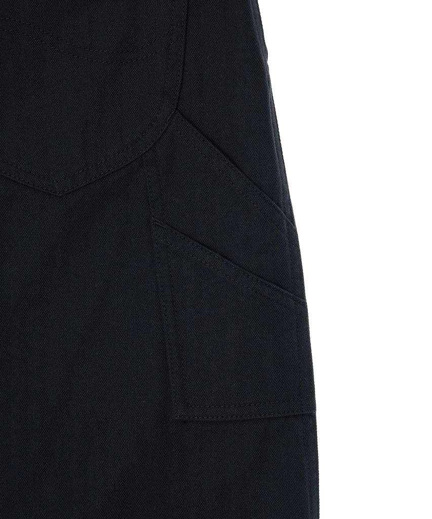 LEE String Midi Skirt Black