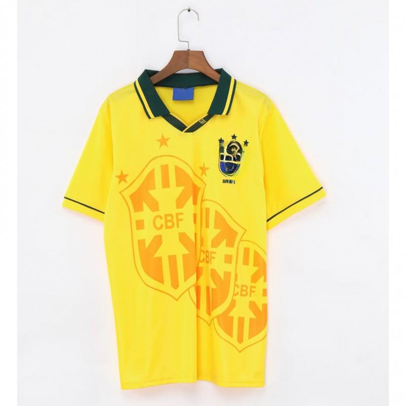 Brazil Classic Retro Football Jerseys Home Away Training World Cup Soccer Cycling Sports