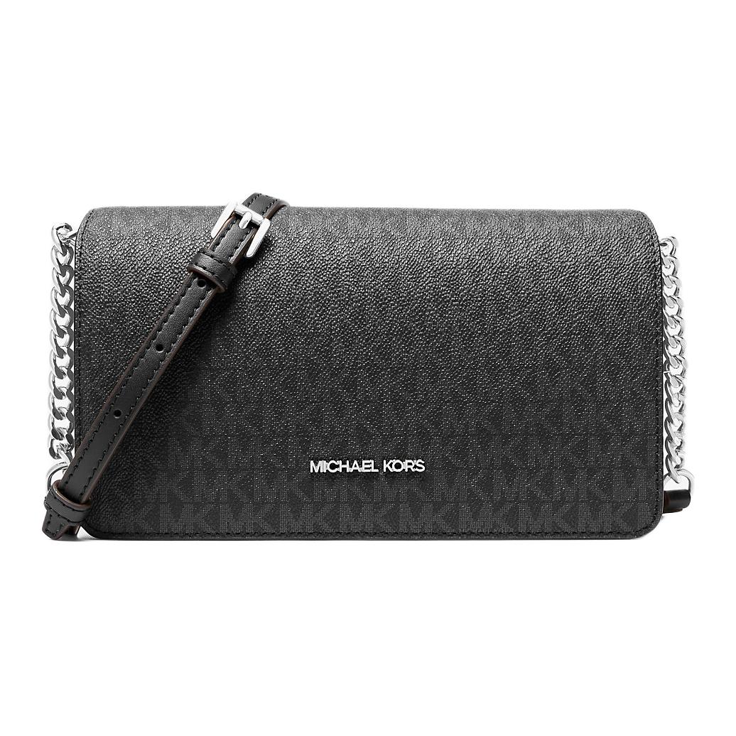 

Michael Kors Mk Jet Set Logo Coated Canvas Crossbody Bag Medium Women crossbody bag Black 35F5STVC8B-BLACK Basic Set (Bag+Dust Bag)