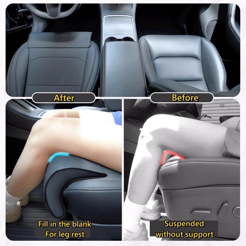 For Tesla Model 3 Y New Y Juniper Rear Seats Leg Support Extension Cover Memory Foam Extender Cushion Car Interior Accessories