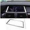 For BMW X5 E70 2007 - 2013 X6 E71 Steel Front Navigation GPS Frame Cover Trim 1X