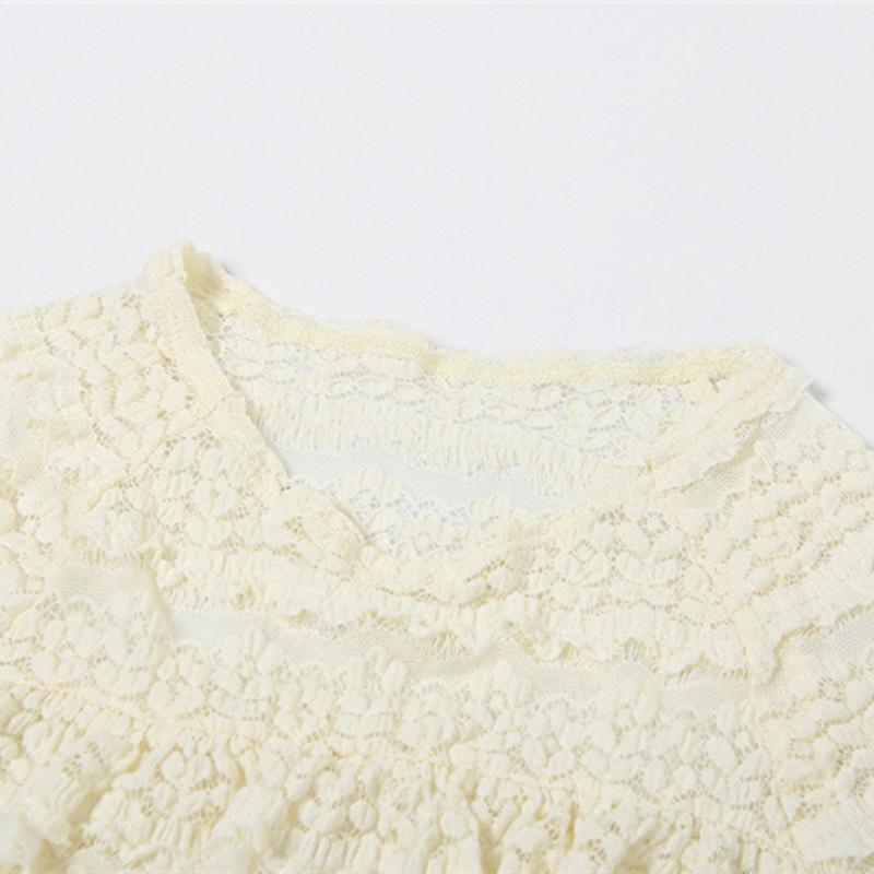 Sladké Nepravidelné Zvlnění Elegantní Šik Sady Žakárová Krajka Stupňovitá Sukně Crop Top Ladící Dámské Oblečení Estetické Roztomilé Vintage Y2k Letní Oblečení