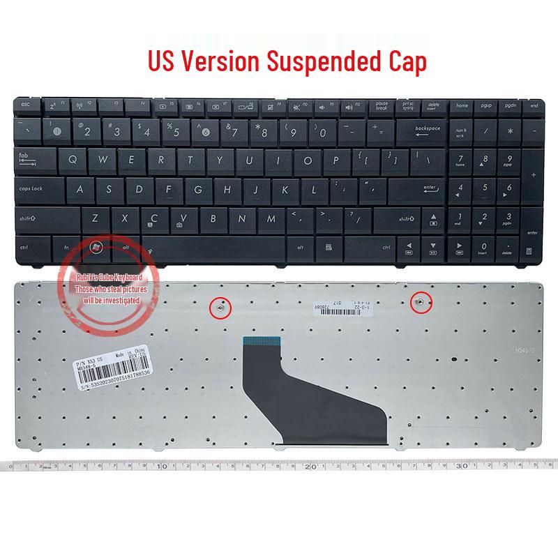 Compatible Keyboard for ASUS N52 A52/J/JC N53/C/T/SM A53/S X54 X61S F50S Models